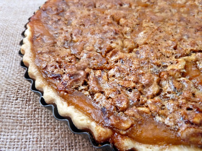 tarte au noix de pecan et potiron