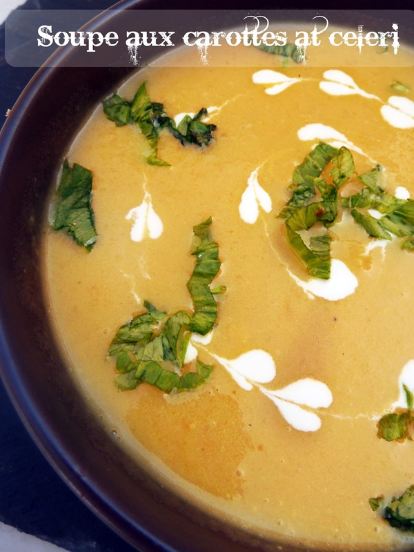 SOUPE DE CAROTTES ET CELERI
