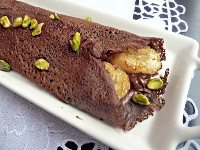 crepes au chocolat