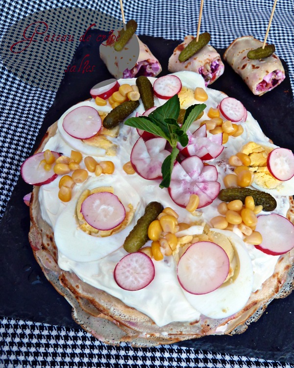 gateau de crepes salées