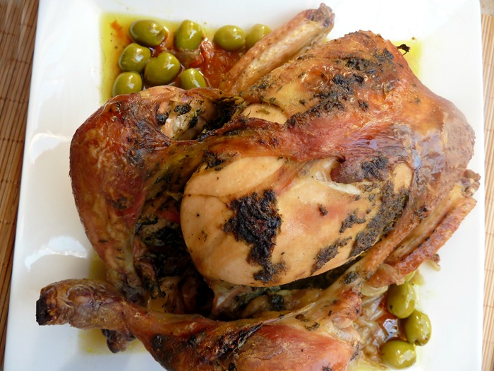 poulet rotis recette marocaine