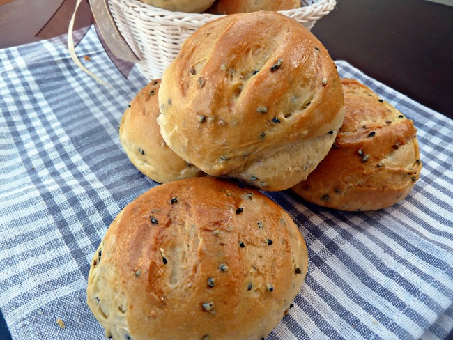 pain au grains de nigelle