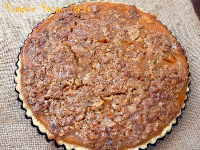 Pumpkin Pecan Torte