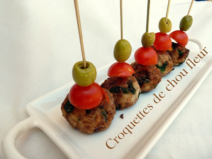 croquettes de chou fleur