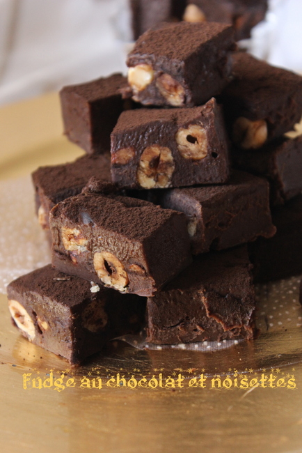 fudge au chocolat noisette