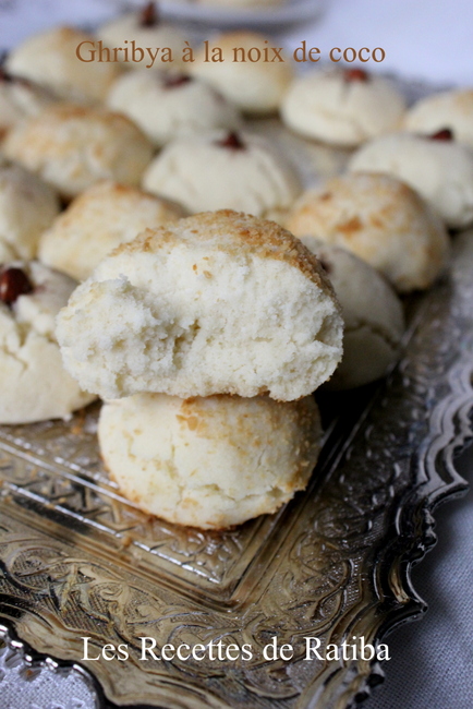 recette ghribia à la noix de coco