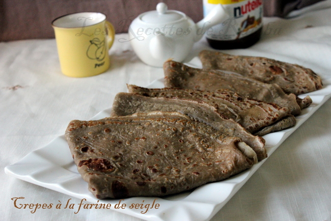 Crêpes à la farine de seigle 