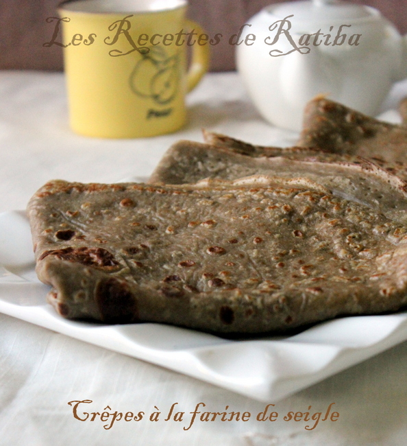 Crêpes à la farine de seigle