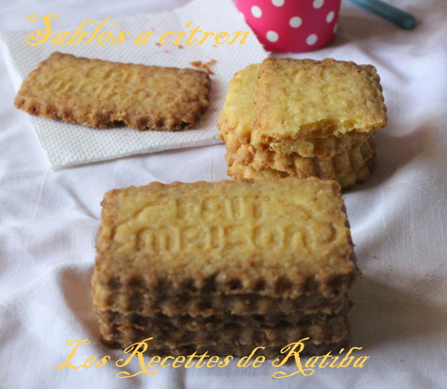 Sablés au citron