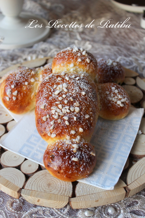 Recette Cougnou , Brioche Coquille de noël